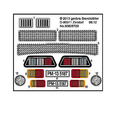 30805723_sparepart/Etikett 5187 "Polizei-Truck mit Speedboo